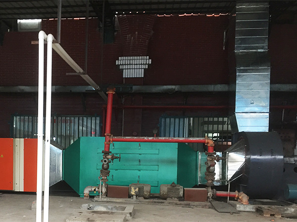 紫外线处理器+活性炭吸附塔处理铜印工序废气（广东天元印刷有限公司）